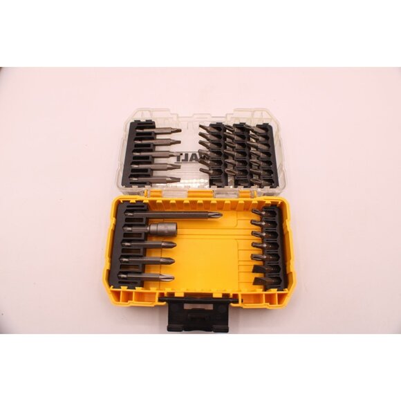 DEWALT Screwdriver Bit Set Storage ToughCase Missing 2 pieces Phillips Slotted - Picture 3 of 12